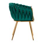 Stoel Fluweel Groen 4Rico QS-GW06G (Diverse stoelen), Huis en Inrichting, Stoelen, Verzenden, Nieuw