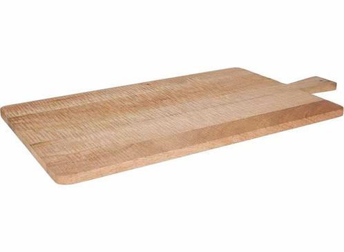 JENS Living Serveerplank Mangohout - 66x33 cm - Naturel, Huis en Inrichting, Woonaccessoires | Overige, Nieuw, Verzenden