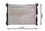 RADIATOR VOOR NISSAN MICRA 2003-2010 21410AY600, Ophalen of Verzenden, Nieuw