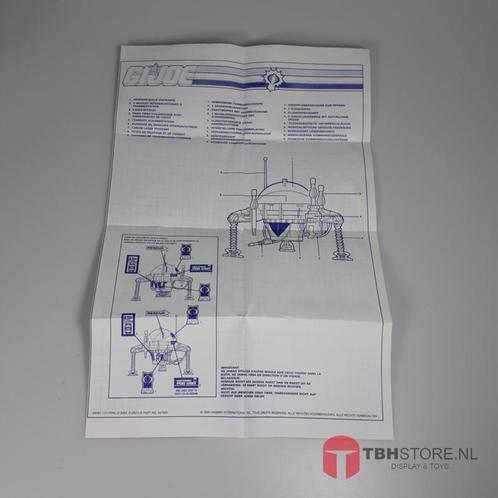 G.I. Joe Instructions Cobra Invader (Toys), Verzamelen, Poppetjes en Figuurtjes, Zo goed als nieuw, Verzenden