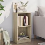 vidaXL Boekenkast 40x24x75 cm bewerkt hout sonoma, Huis en Inrichting, Kasten | Boekenkasten, Minder dan 50 cm, Verzenden, Nieuw