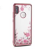 DrPhone P Smart 2019 / Honor 10 Lite Flower Bloemen Case Dia, Nieuw, Verzenden