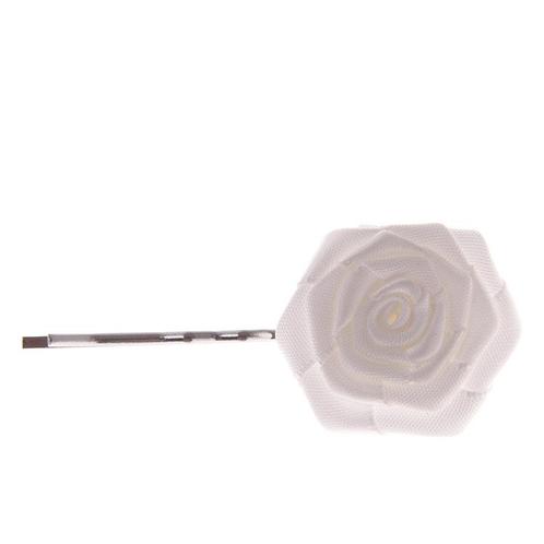 Schuifspeldje bloemetje ivoor NIEUW, Sieraden, Tassen en Uiterlijk, Kindersieraden, Wit, Nieuw, Ophalen of Verzenden