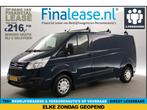 Ford Transit Custom 290 2.0 TDCI L2H1 Airco Cruise Navigatie, Auto's, Blauw, Startonderbreker, Nieuw, Ford