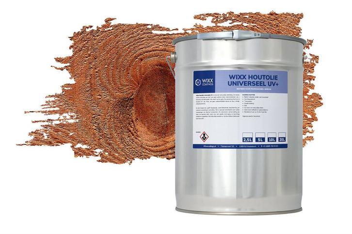 Wixx Universele Houtolie UV+ Teak 1L, Doe-het-zelf en Verbouw, Verf, Beits en Lak, Verf, Nieuw, Minder dan 5 liter, Verzenden