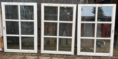 300 nieuwe - oude ramen dubbelglas enkel glas oud glas roede, Doe-het-zelf en Verbouw, Glas en Ramen, Gevelraam of Ruit, Gebruikt