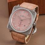 Bell &amp; Ross - BR S Diamond Pink Bezel &amp; Index - BRS-64-S -, Nieuw