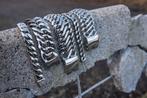 RVS staal stalen heren dames armbanden kettingen zilver goud, Sieraden, Tassen en Uiterlijk, Armbanden, Verzenden, Nieuw, Zilver