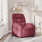 vidaXL Fauteuil verstelbaar stof wijnrood, Huis en Inrichting, Fauteuils, Verzenden, Nieuw