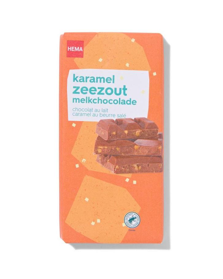 HEMA Chocoladereep melk karamel zeezout 180gram, Diversen, Sinterklaas, Nieuw, Verzenden