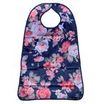 Wasbare slab volwassenen met opvangbak - Roze bloemen, Ophalen of Verzenden, Nieuw