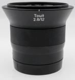 Zeiss TOUIT 12MM 2.8 VOOR SONY E-MOUNT, Ophalen of Verzenden, Zo goed als nieuw