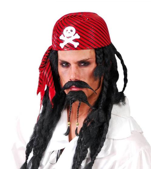 Piraten Bandana Rood, Hobby en Vrije tijd, Feestartikelen, Nieuw, Verzenden