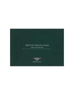 2007 BENTLEY BROOKLANDS MEDIA BROCHURE ENGELS, Nieuw, Author