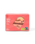 HEMA Biologische zwarte thee spicy chai - 20 stuks, Verzenden