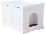 Trixie Kattenhuis - XL - Toilethuis met 2 deuren - Wit -, Verzenden, Nieuw