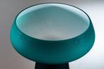 Carlo Moretti - Vaas - Petrolkleurig vaasobject - Ø 15 cm -, Antiek en Kunst, Antiek | Glas en Kristal