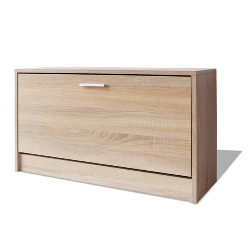 Eiken Schoenenbank 80cm | Tweedekansje | Stijlvol & Duurzaam, Huis en Inrichting, Kasten | Schoenenkasten, Nieuw, Ophalen of Verzenden