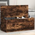 vidaXL Opbergbox 90x35x35 cm bewerkt hout gerookt, Huis en Inrichting, Woonaccessoires | Kisten, Verzenden, Nieuw