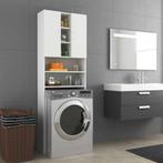 vidaXL Wasmachinekast 64x25,5x190 cm wit, Witgoed en Apparatuur, Wasmachines, Verzenden, Nieuw