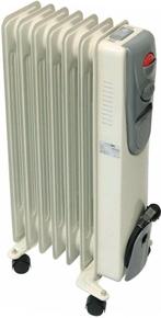 2dekans | Deski Olieradiator - 1500W heater - 7 Lamellen - 3, Doe-het-zelf en Verbouw, Verwarming en Radiatoren, Ophalen of Verzenden