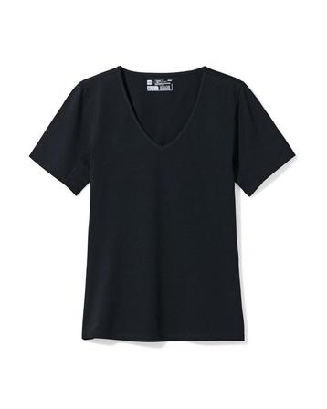 HEMA Dames T-shirt perfect comfort katoen zwart beschikbaar voor biedingen