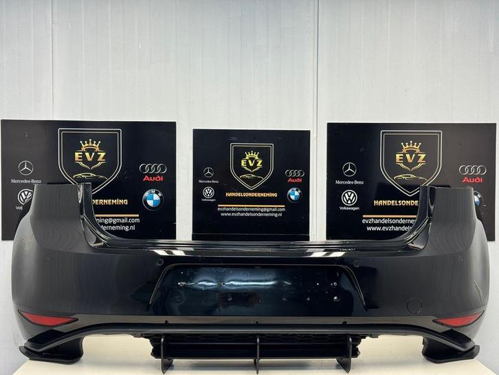 VW Golf 7 VII GTI achterbumper bj.2013 art.5G6807421 zwart, Auto-onderdelen, Carrosserie en Plaatwerk, Gebruikt, Volkswagen, Achter