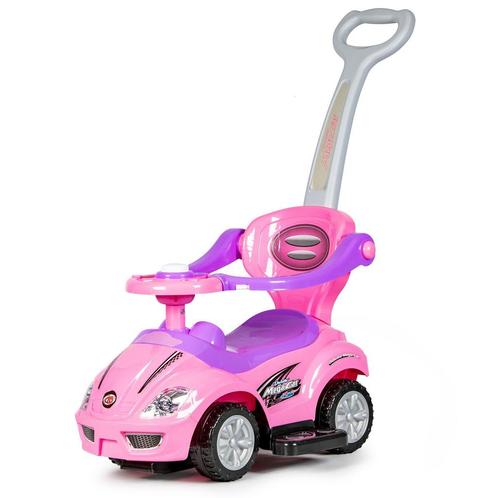 Loopauto met duwstang - meegroei - 60x43x85 cm - roze, Kinderen en Baby's, Speelgoed | Buiten | Voertuigen en Loopfietsen, Nieuw