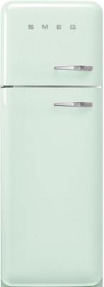 Smeg FAB30LPG6 retro jaren 50 koelkast - watergroen - linksd, 150 tot 200 liter, Verzenden, 60 cm of meer, Met aparte vriezer