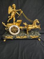 Pendule Empirestijl - Verguld brons - 1850-1900 - Napoleon