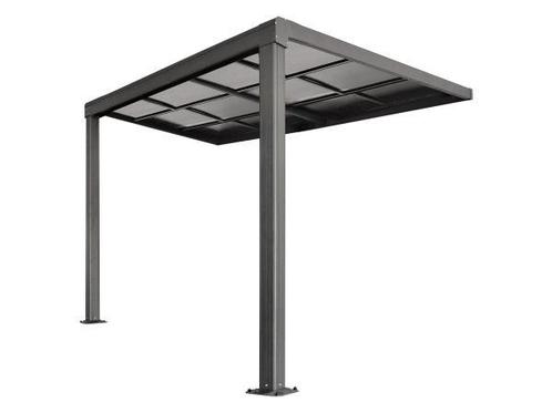 Veiling - Aluminium Terrasoverkapping Jakarta - 3 x 3 m - Gr, Tuin en Terras, Overkappingen
