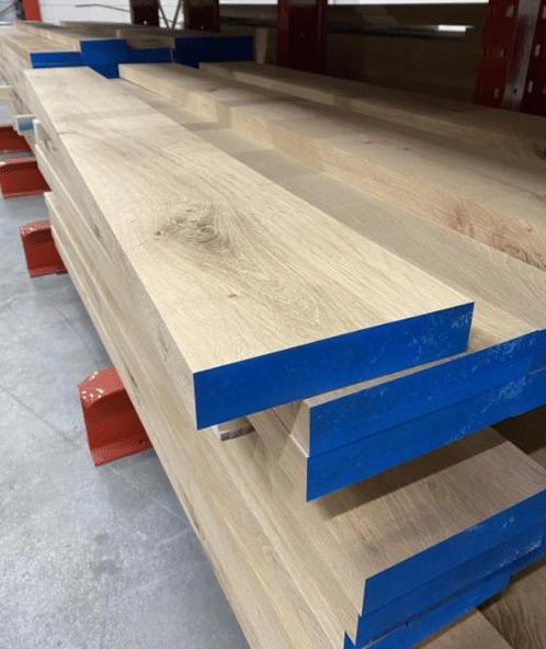 Eiken geschaafd, gedroogd 40x240mm, Doe-het-zelf en Verbouw, Hout en Planken, Nieuw, Ophalen of Verzenden