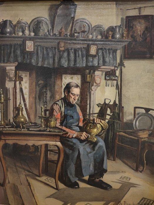 Charles Rousseau (1862-1916) - NO RESERVE - El orfebre, Antiek en Kunst, Kunst | Schilderijen | Klassiek