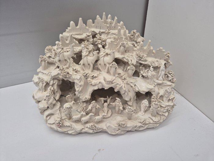 DABRAMO GROTTAGLIE - sculptuur, Presepe Capolavoro, Antiek en Kunst, Antiek | Glas en Kristal
