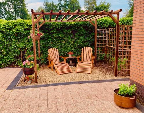 Adirondack Red Cedar knotty Comfort Stoelenset - tuinstoel, Tuin en Terras, Tuinstoelen, Nieuw, Hout, Ophalen of Verzenden