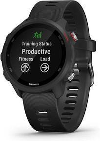 Garmin Forerunner 245 Music zwart met een zwarte siliconen, Telecommunicatie, Mobiele telefoons | Toebehoren en Onderdelen, Zo goed als nieuw