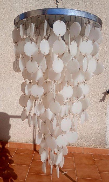 Plafondlamp - Glas, Antiek en Kunst, Curiosa en Brocante