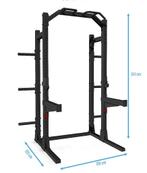 Muscle Power Basic Squat Rack - Zwart, Sport en Fitness, Fitnessapparatuur, Verzenden, Nieuw