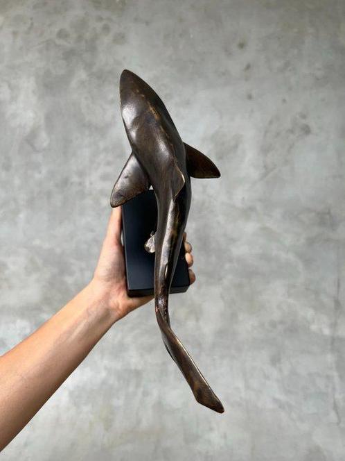 sculptuur, NO RESERVE PRICE - Bronze Polished Great White, Antiek en Kunst, Kunst | Designobjecten
