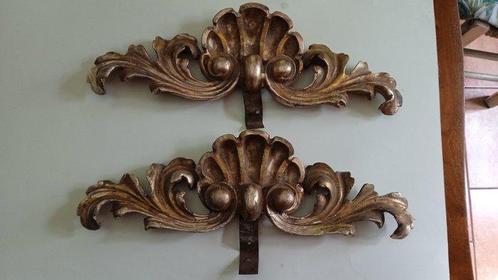 Set van decoratieve lijsten in blaasgoud - 43 cm - Hout -, Antiek en Kunst, Kunst | Niet-Westerse kunst