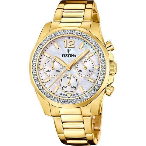 Festina Chronograaf Boyfriend Collection Horloge,, Sieraden, Tassen en Uiterlijk, Horloges | Dames, Nieuw, Verzenden