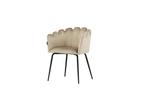 Eetkamerstoel - Isa - Beige - Fluweel - Jörn, Huis en Inrichting, Stoelen, Verzenden, Nieuw