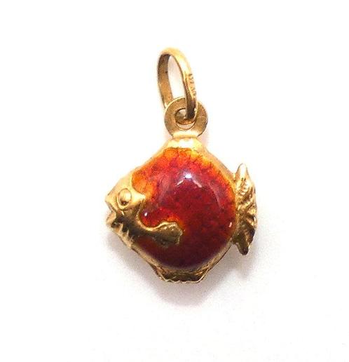 Zonder Minimumprijs - Hanger - 18 karaat Geel goud, Sieraden, Tassen en Uiterlijk, Antieke sieraden