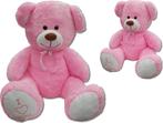 Roze Teddybeer 160cm | Geborduurd Hart | Nieuw | Scherpe..., Ophalen of Verzenden, Nieuw, Beer