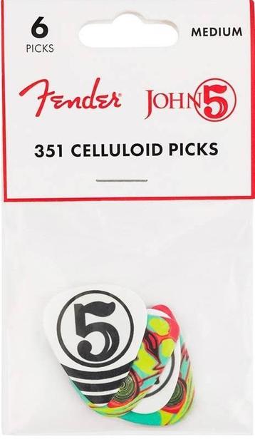 Fender - John 5 - Plectrum - Medium - 6-pack beschikbaar voor biedingen
