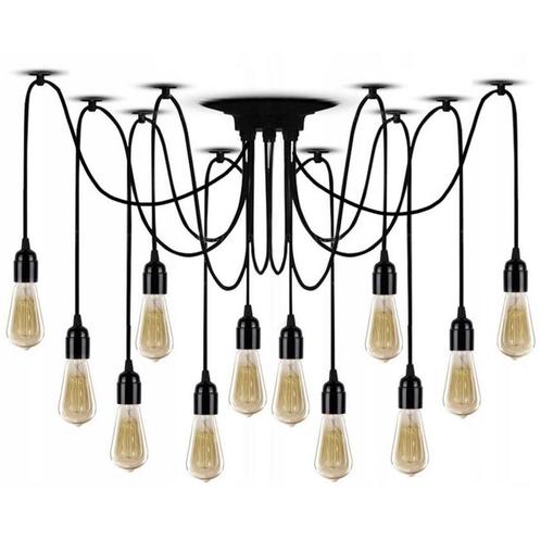 TooLight Retro plafondlamp - industrieel design - 12 lich..., Huis en Inrichting, Lampen | Plafondlampen, Nieuw, Ophalen of Verzenden