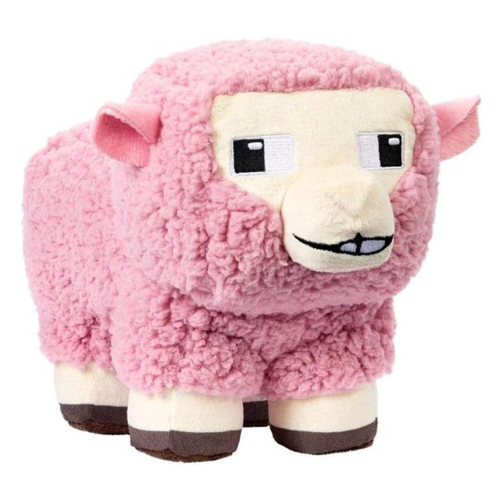 A Minecraft Movie Plush Figure Pink Sheep 20 cm (Mattel), Kinderen en Baby's, Speelgoed | Poppen, Zo goed als nieuw, Verzenden