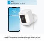 Ring Spotlight Cam Plus - Plug-In - Beveiligingscamera - Wit, Verzenden, Zo goed als nieuw