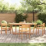 vidaXL Tuintafel ovaal 200x90x75 cm massief acaciahout, Verzenden, Nieuw, Hout
