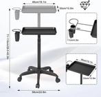 Kappers trolley op wieltjes - Kappers werkwagen - Zwart - TA, Verzenden, Nieuw